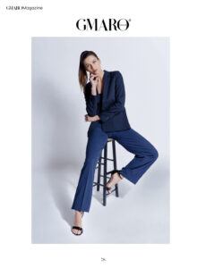 Model: Mira Bimperling | Agency: East West Models | Wardrobe Stylist: Styled.by.j | Title: The variety of blue | Published by: GMARO Magazine | Fashion Shooting | Location: Neuss, Germany